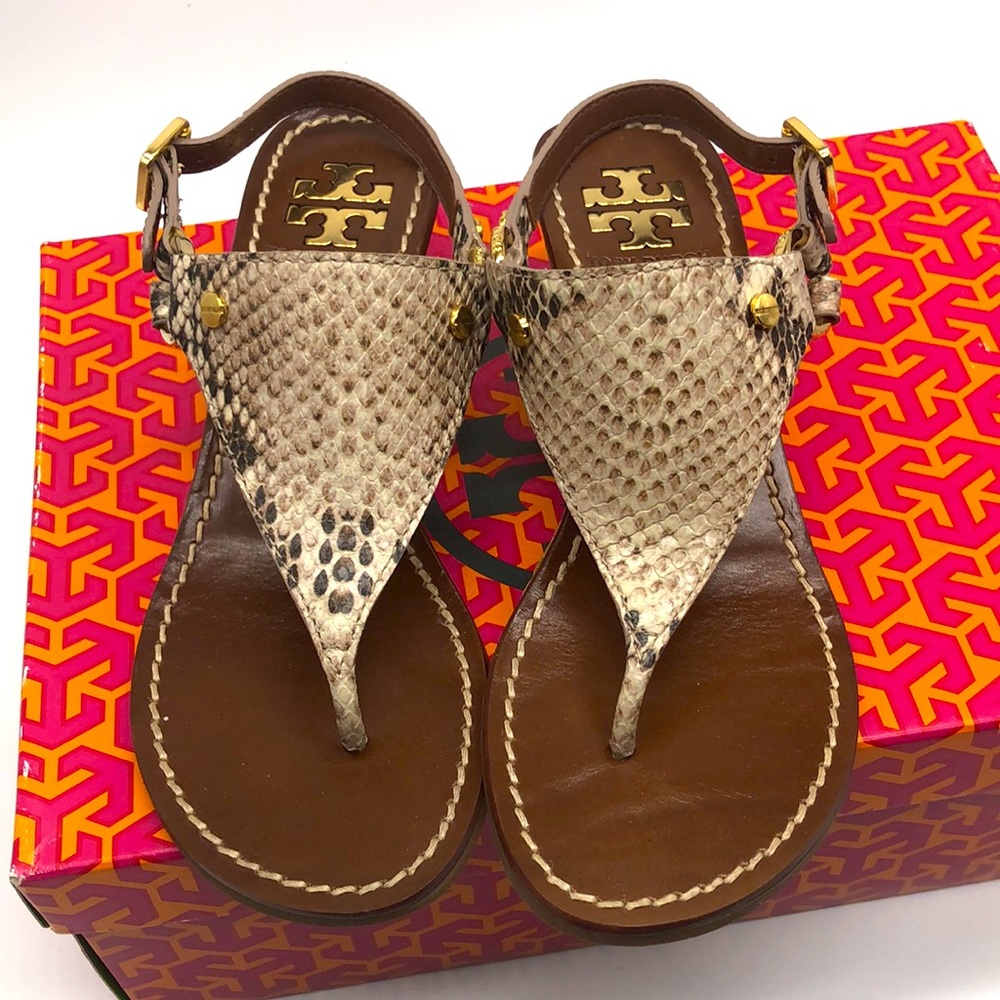 Tory Burch Elsie Wedge sandals in natural
